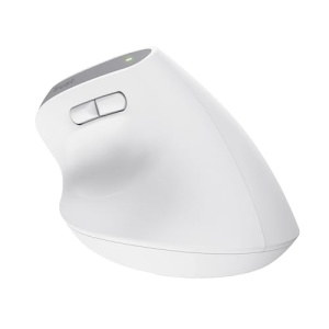 Trust Bayo+ Mouse Vertical Reincarcabil Bluetooth + RF 2.4GHz, Prevenirea Bratului Mouse-ului/Cotului de Tenis (Sindromul RSI), 50% Plastic Reciclat, Mouse Ergonomic Wireless PC, Laptop, Mac - Alb - Img 11
