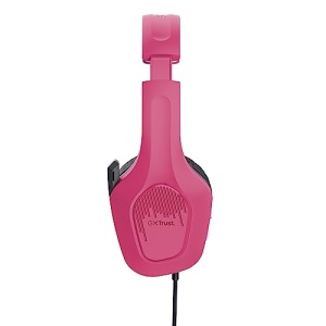 Trust Gaming GXT 415P Zirox Casti Usoare De Gaming cu Driver de 50 mm pentru PC, Xbox, PS4, PS5, Comutator, Mobil, 2 m Cu Fir, Mufa Audio de 3.5 mm, Casti Over-Ear cu Fir - Roz - Img 13