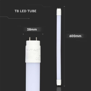 Tub LED V-TAC T8 G13 7.5W 850 Lumen 6500K Alb Rece - 2 Buc - Img 3