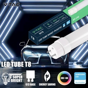 Tuburi LED V-TAC 60 CM T8 G13 7,5W 850 Lumen cu Chip Samsung - Img 2