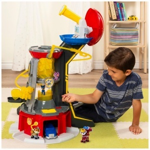 Turn de Observatie Paw Patrol Mighty Lookout, 84cm, cu 4 Figurine si Efecte Luminoase - Img 6