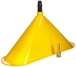 Umbrela spray GLORIA tip 270 | Accesorii pentru pulverizator de gradina | Ombrila de pulverizare cu duza de pulverizare plata | pentru pulverizare precisa | 11,5 x 33,5 cm - Img 4