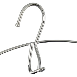 Umeras pentru pantaloni Relaxdays, set 3 bucati, metal, 44,5x37 cm, argintiunegru - Img 7