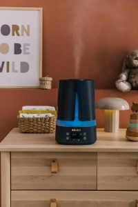 Umidificator BEABA Zen Air 4L 27 ore autonomie lumini de noapte albastru - Img 8