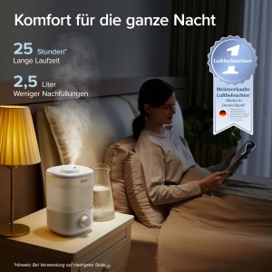 Umidificator LEVOIT 25L Silentios 23dB Oprire Automata Duza 360deg - Img 2