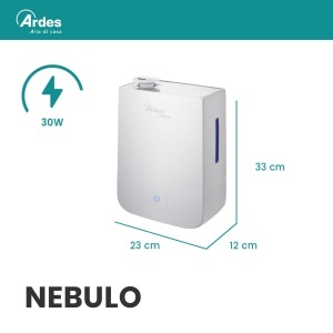 Umidificator Ultrasunete Ardes NEBULO AR8U10, 4L, 30W, Alb - Img 2