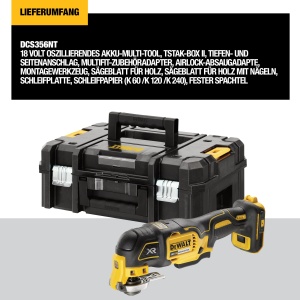 Unelte multifunctionale Dewalt DCS356NT 18V fara acumulator si incarcator LED inclus - Img 7