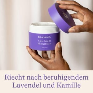 Unt de corp Lansinoh Good Night cu magneziu, unt de shea si unt de cacao - unt de corp bogat si hidratant pentru sarcina si postpartum - 200 ml - Img 2