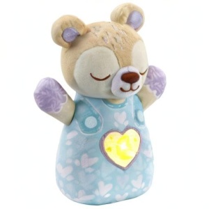 Ursulet de Plus Interactiv VTech Baby Schlummerbarchen cu Noapte Luminata si Muzica - Img 5