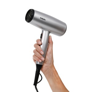 Uscator de par BaByliss Cosmos D580DE, 2100W, cu difuzor, argintiu - Img 8