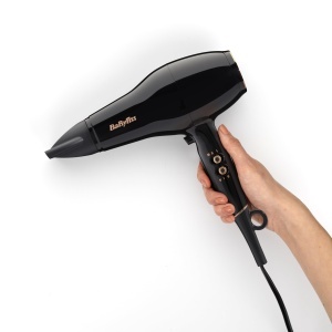 Uscator de par BaByliss Pro Power D5245E, 2300W, negru, cu tehnologie ionica - Img 6