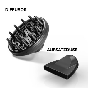Uscator de par Bellissima K9 2300 W, Ioni, 8 combinatii de aer, pentru par cret - Img 5