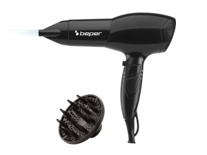 Uscator de par Beper 40.979, 2000W, 6 setari, Negru