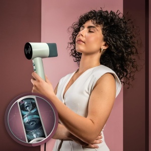 Uscator de par Cecotec DryNova 3in1 Berry, 1600W, motor fara perii, ionizare - Img 4