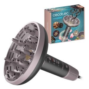 Uscator de par Cecotec DryWave Nebula Black, 1300W, cu Argan si Keratina