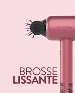 Uscator de par Demeliss Saint Algue Cherry Cherie, 4 temperaturi, 3 viteze, set complet - Img 3