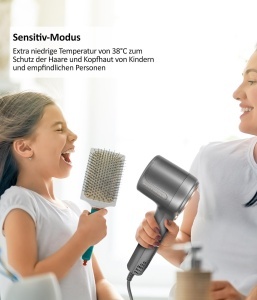 Uscator de par Genius Invictus Hair D7 1600W 5 trepte de temperatura 3 viteze set 5 accesorii - Img 3