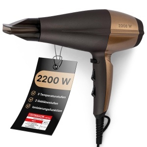 Uscator de par ProfiCare PC-HT 3010, 2200W, cu functie de ionizare, maro - Img 8