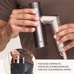 Uscator de par Shark SpeedStyle Pro FLEX, 4 accesorii, compact, Mokka-Silver - Img 9