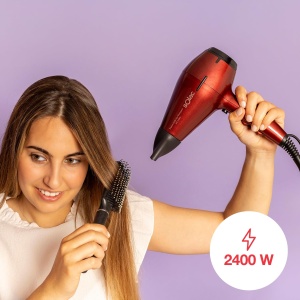 Uscator de par Solac Expert 2400, 2400W, 6 trepte temperatura, rosu - Img 2