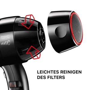 Uscator de par Valera Swiss Silent Jet 7500 Light Negru 2000W Ultra Silentios - Img 7