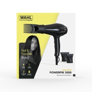 Uscator de par Wahl PowerPik 5000, 2000W, pentru par afro, cu functie Ioni - Img 7