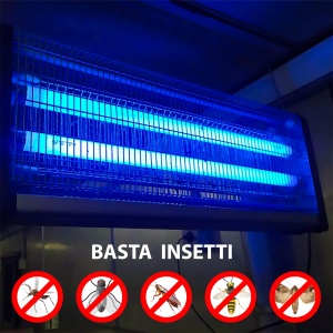 V-TAC Insect Killer Electric 30W cu o raza efectiva de 50 m2 - Design subtire - Ucigas de insecte cu lumina UV LED albastra pentru uz interior si exterior - Capcana electrica pentru tantari si insecte - Img 7