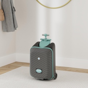 Valiza pentru copii BEABA Micro Mobility, 22L, cu scaun, albastra - Img 2
