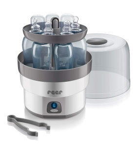 Vaporizator mare Reer VapoMax, spatiu pentru 6 flacoane si accesorii, alb/antracit, 1 bucata (1 pachet)