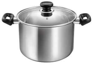 Vas de gatit Tescoma Brava cu capac, 24 cm, 7,0 l