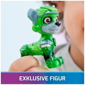 Vehicul de salvare PAW Patrol Rocky cu efecte de lumina si sunet, 17 cm - Img 6