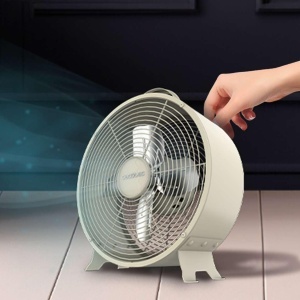 Ventilator de birou Cecotec EnergySilence 400 RetroDesk, 25 W, bej - Img 7