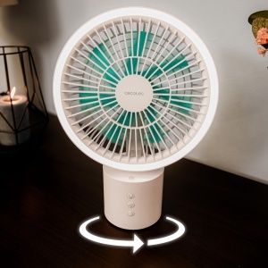 Ventilator de birou Cecotec EnergySilence 8000, 8000 mAh, 8 inch, cu oscilatie 360 - Img 5