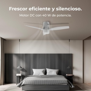 Ventilator de tavan Cecotec Aero 5600, 132 cm, 40 W, Alb - Img 4