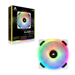 Ventilator PC Corsair LL120 RGB, 120mm, LED RGB, Alb - Img 8