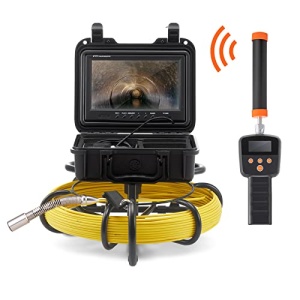 VEVOR 9 "Camera de inspectie 50m Camera de teava 720P Camera de canalizare 512Hz Camera de localizare a endoscopului 12V 4500mAh Baterie cu litiu 6 ore Camera de inspectie a tevilor IP68 pentru canalizare Sisteme de canalizare Drenuri - Img 10