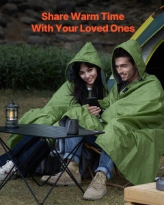 VEVOR Campingdecke SS-LYTJZ-01 2x15m Fleece Poliester Impermeabila Verde Army - Img 6