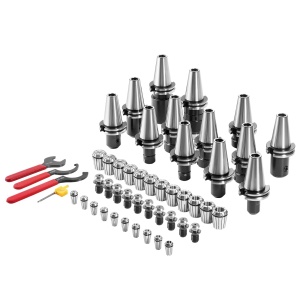 VEVOR CAT40 Set Suporturi Spannzangenhalter 35 Piese Material Otel Aliat CNC