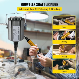 VEVOR Flex Shaft 780W Cu Pedal de Control si 45 Accesorii - Img 2
