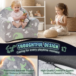 VEVOR Kindersofa ETSF017 Design Modular Iluminare in Intuneric - Img 7