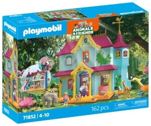 Vila cu animale PLAYMOBIL 71852 Set de joaca pentru copii de 4 ani Include 3 figurine si accesorii