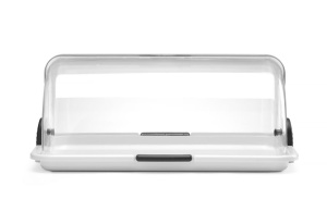 Vitrina Buffet HENDI, 465x315x195mm, alba, cu capac transparent