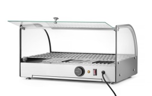 Vitrina de incalzire HENDI, reglare temperatura 85C, inox, 400W, 554x376x311mm - Img 4