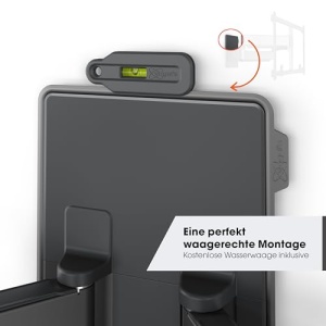 Vogel's TVM 5857 - Suport de perete TV extrem de stabil, pivotant, cu brate duble pentru televizoare mari si grele de pana la 100 inchi si 75 kg, testat TUV, pivotant pana la 120deg, max. VESA 600x400, universal - Img 7