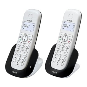 VTech CS1551 DECT Telefon fara fir 2 receptori telefonici cu robot telefonic, statie de incarcare inovatoare, blocare apelant, identificare apelant/apel in asteptare, kit hands-free, afisaj iluminat din spate - Img 2