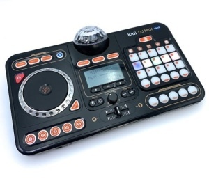 VTech Kidi DJ Mix Negru Consola DJ pentru Copii 10-in-1 cu Efecte Muzicale