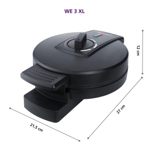 Waffeleisen Steba WE 3 XL pentru 5 Wafle in Forma de Inima, 18.5 cm - Img 6