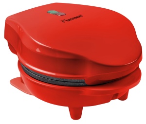 Waffle Maker Bestron AMW500R, Design Compact, Culoare Rosie, Placa 12,5 cm - Img 2