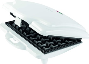 Waffle Maker ECG S 1370, 2 Wafle, Putere 700 W, Design Alb - Img 2