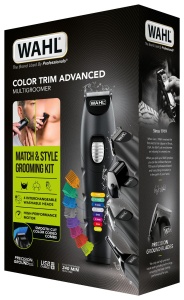 Wahl Color Trim Advanced Multigroomer, piepteni de ghidare inovatori cu coduri de culori, 240 de minute de functionare, incarcator USB, ideal pentru sala si calatorii, lame cu precizie - Img 4